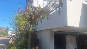 Terrassenseite neu gestrichen 2025